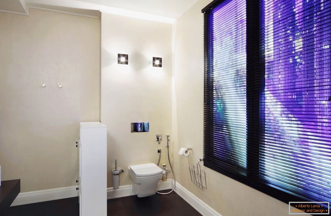 Virtuális ablak в туалете