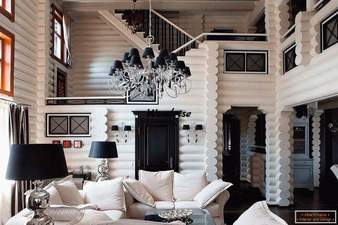Fekete-fehér nappali tervezés