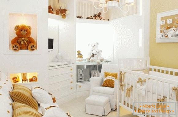 Belső tér egy újszülött gyermek szobájában, 45. kép