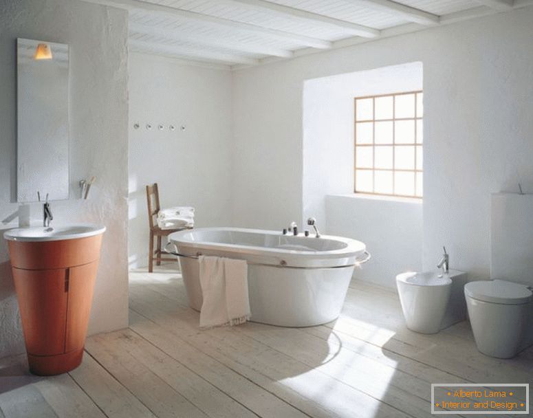 Philippe Starck-rusztikus-modern fürdőszoba-dekor