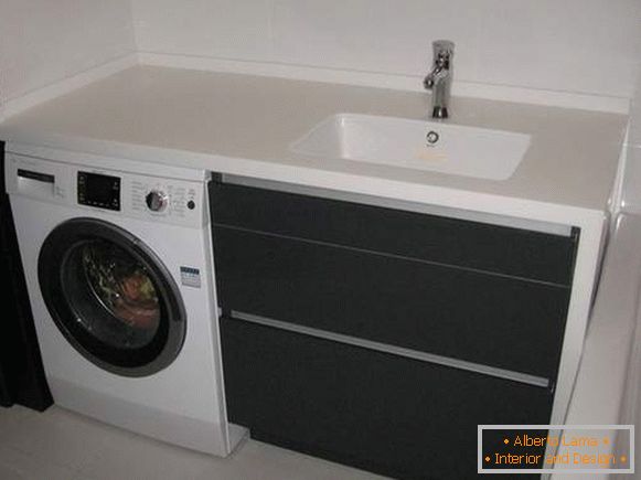 mosogatógéppel felszerelt fürdőszoba kialakítása, fotó 12