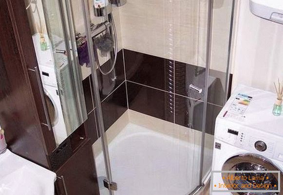 fürdőszoba kialakítás mosógépes fotóval, fotó 27