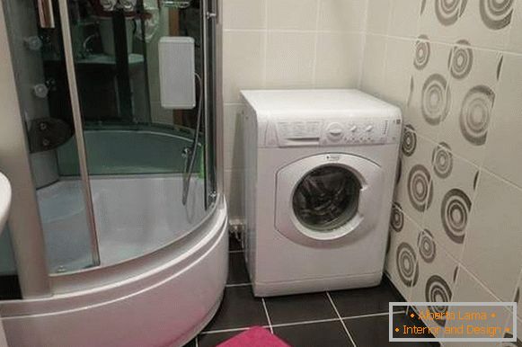 fürdőszoba design mosógéppel, fotó 29
