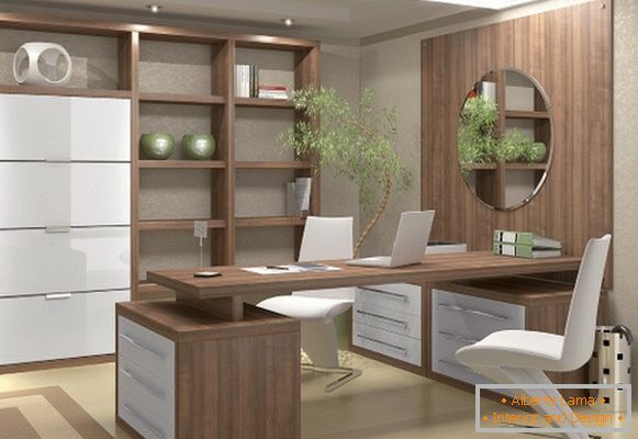 Modern bútorok a szekrényhez a lakásban