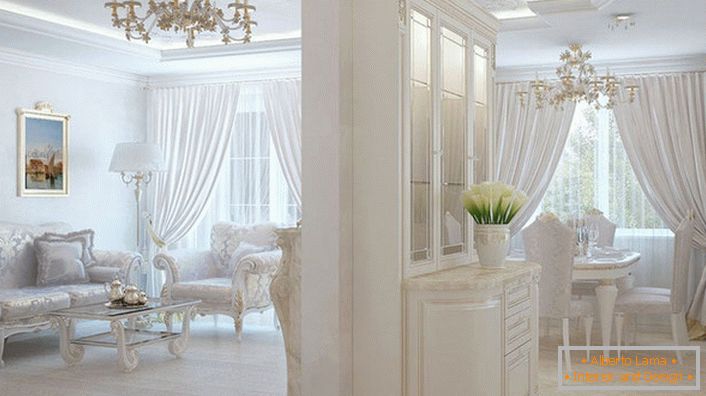 Luxus nappali belső tér