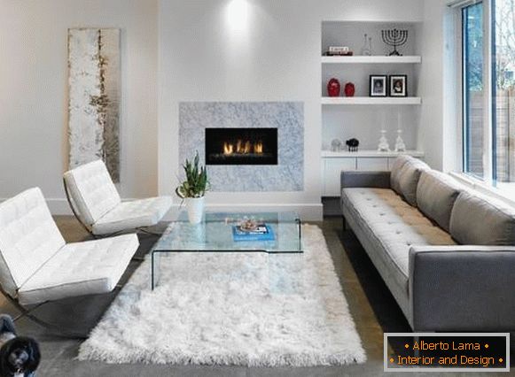 Top 20 ötlet, hogyan lehet egy kanapét a nappaliba helyezni