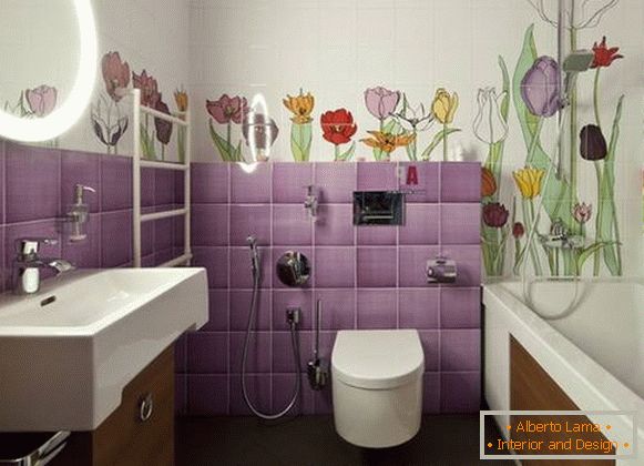 ötletek a kis fürdőszoba javítására, fotó 13