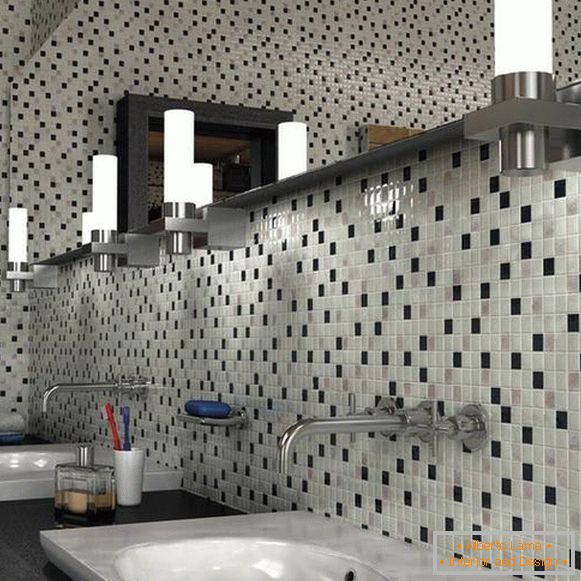 mozaik csempe fürdőszoba, fotó 30