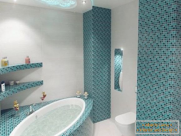mozaik csempe fürdőszoba, fotó 31