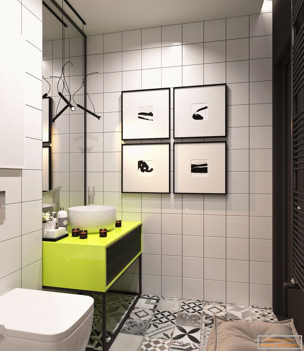 Világos fürdőszoba design комнаты