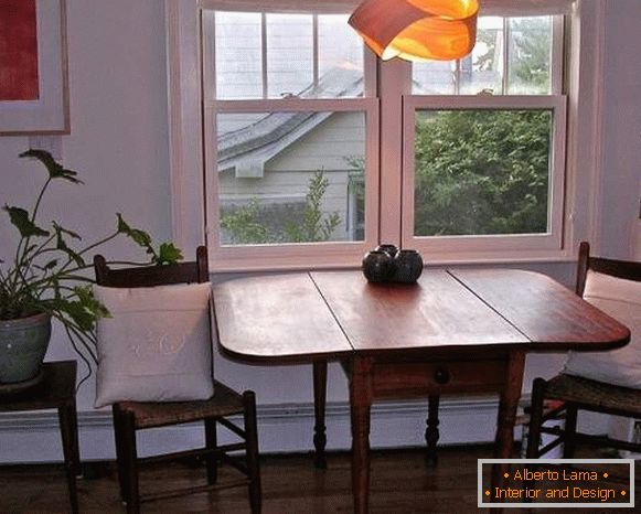 asztal, konyha, összecsukható fa, fotó 28