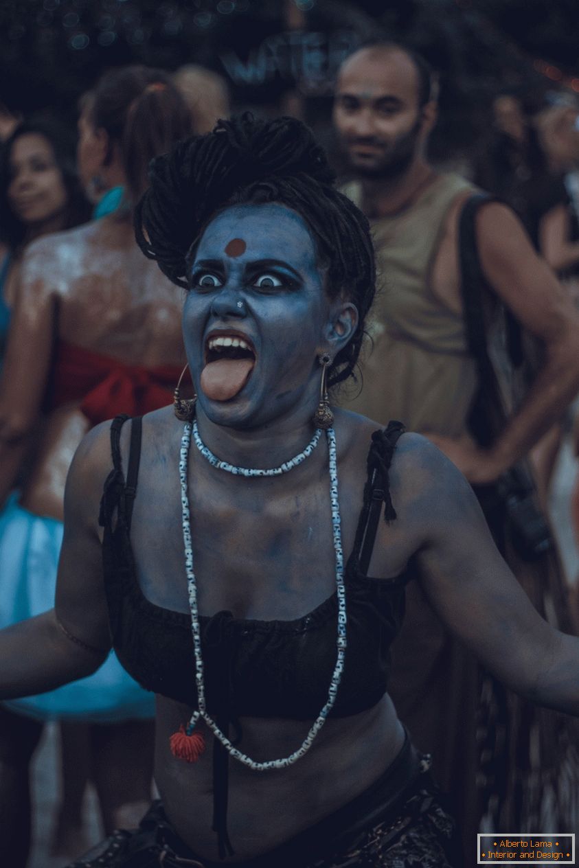 Kali anya a karneválon