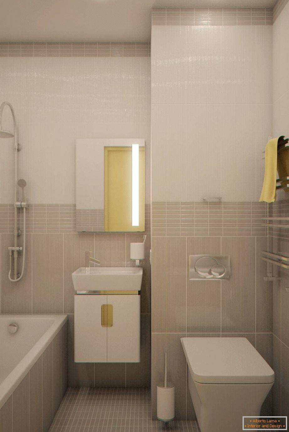 Fürdőszoba stúdió apartman Oroszországban