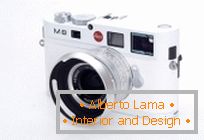 Коллекционный фотоаппарат Leica M8 különleges kiadás fehér verzió