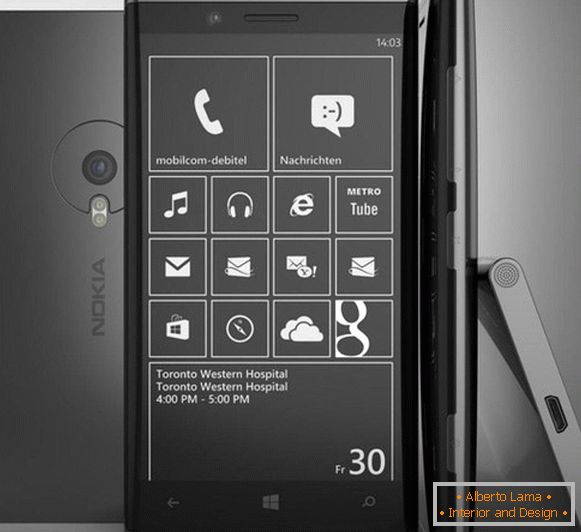 Koncepció Nokia Lumia 999