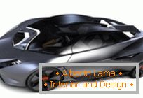 Lamborghini szuperkocsi koncepciója az Ondrej Jirec tervezőtől