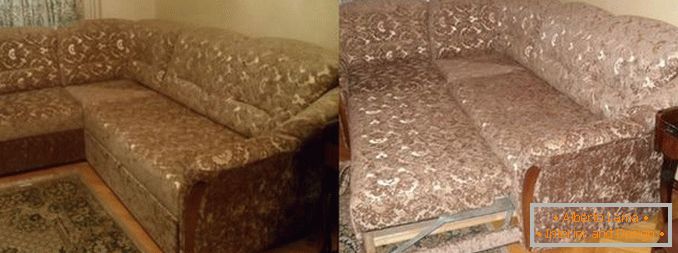 Kárpitozott bútorok túlszárnyalása előtt és után, 14. kép