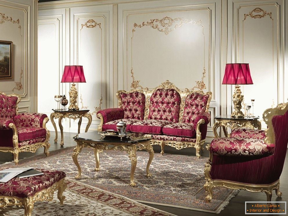Bordás bútorok egy gyönyörű belső térben