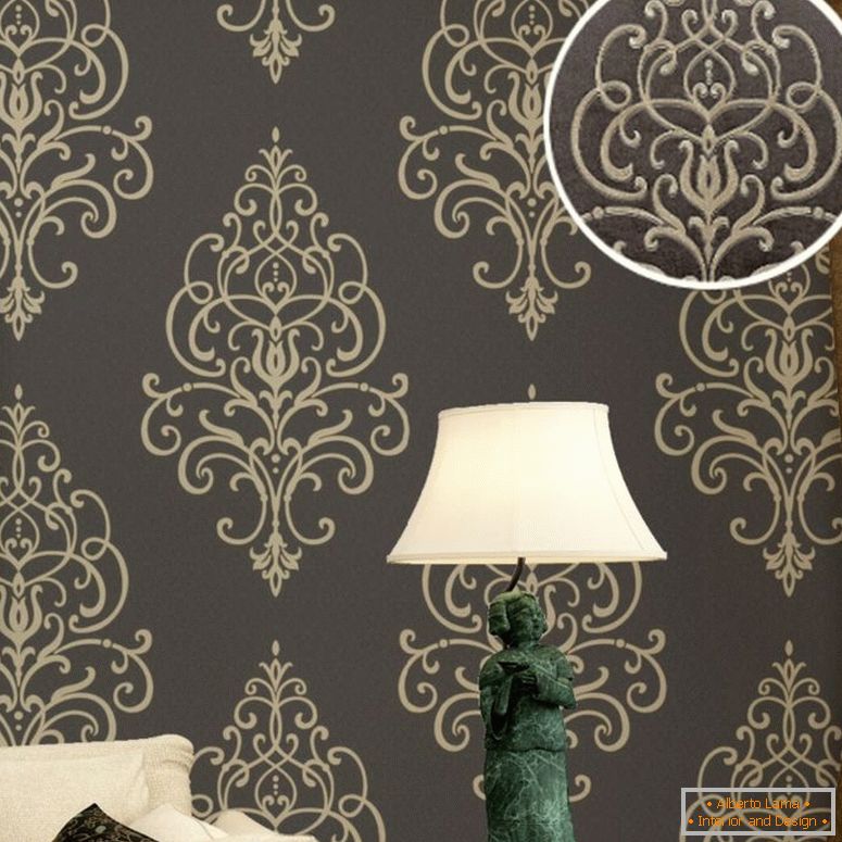 Új-ZD-dombornyomott textúra-ük-damaszt-tapéta-arany-barna-antik-luxus-stencil-francia-tapéta-background-fal