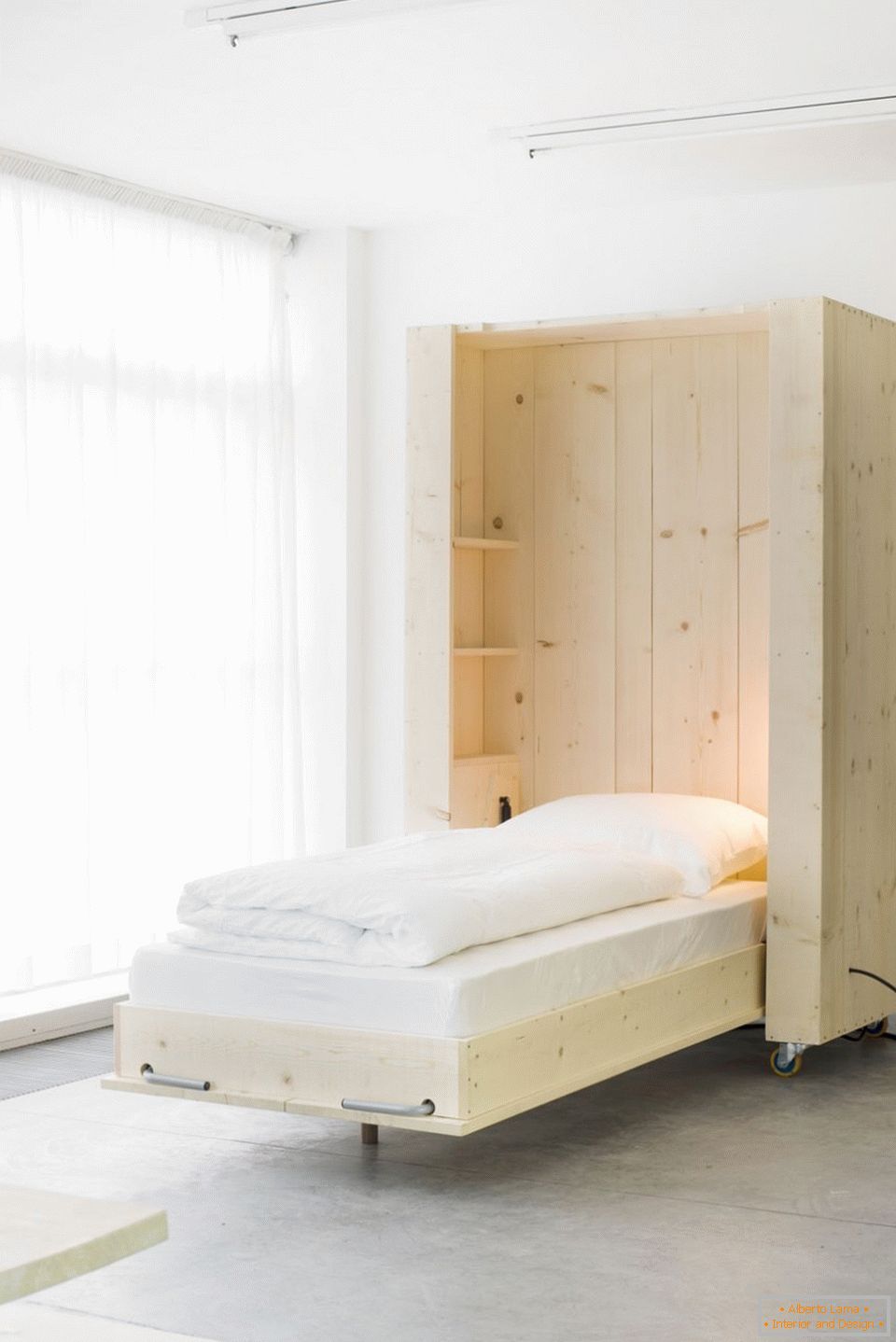 Egy hálószobás pótágyazható ágy