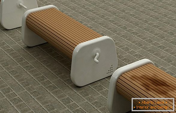 Utcai padok forgatható üléssel