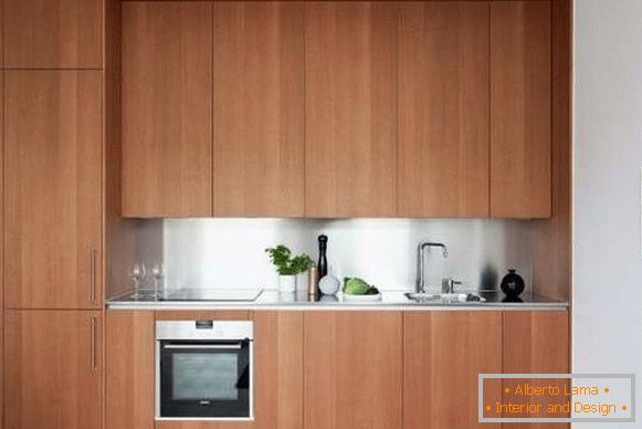Modern konyha design kis stúdió apartmanokban 30 кв м