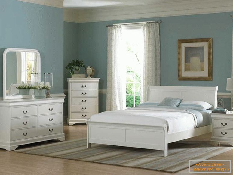fehér hálószoba bútor-design