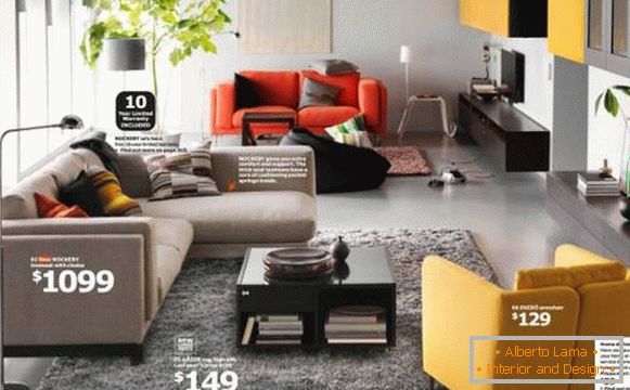 Nappali bútor tervezés az IKEA bútorokkal