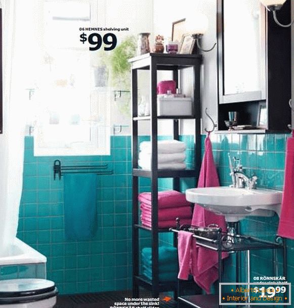 IKEA 2015 bútorok egy kis fürdőszobához