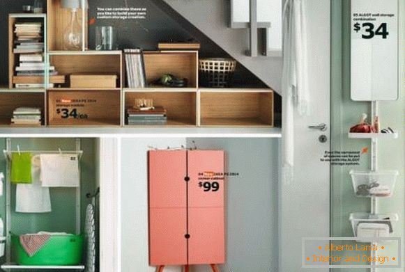 Kényelmes polcok és tárolószekrények IKEA 2015
