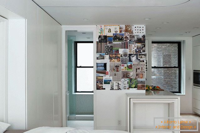A multifunkcionális lakás-transzformátor hálószobája New Yorkban