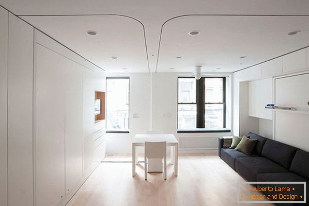 Belső multifunkcionális lakás-transzformátor New Yorkban