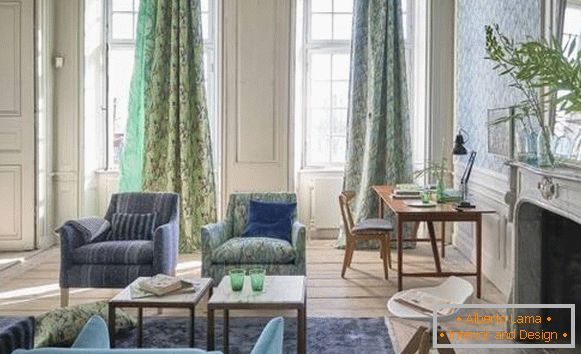 Divatos szövetek függönyökhöz, bútorokhoz és szőnyegekhez a Designers Guild által