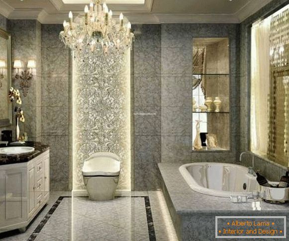 Luxus fürdőszoba design