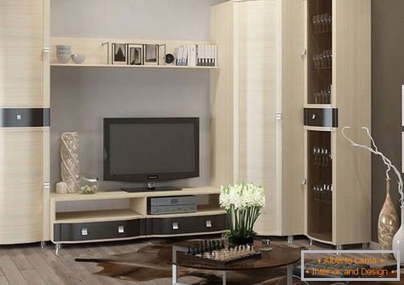 modern, moduláris falak a nappaliban fotó, fotó 31