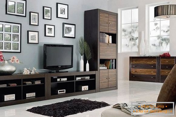 moduláris bútorok a nappali modern stílusban, fotó 6
