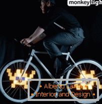 Monkey Light Pro: lenyűgöző színes animáció a kerékpár kerekein