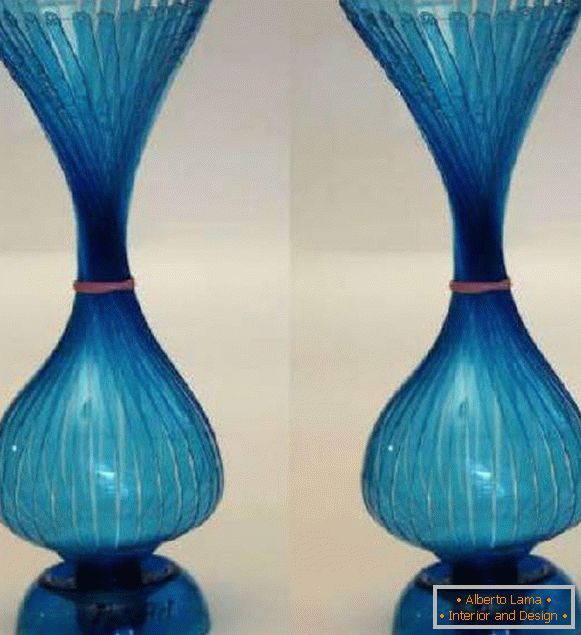 szabadtéri váza a kézzel készített műanyag palackokból, fénykép 23