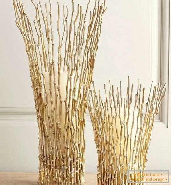 dekoratív ágak szabadtéri vázákhoz saját kezükben, fotó 50