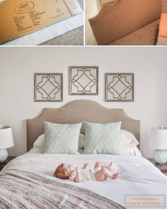 Egy egyszerű módja annak, hogy egy ágyat készítsen a kezével puha fejjel