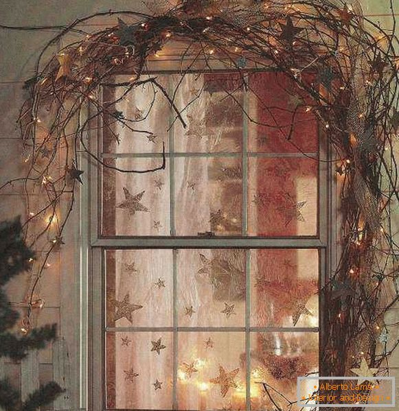 Karácsonyi koszorú az ablakon, fotó 59