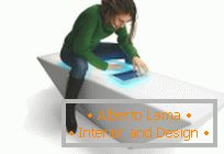NunoErin: interaktív bútor, amely érintésre reagál