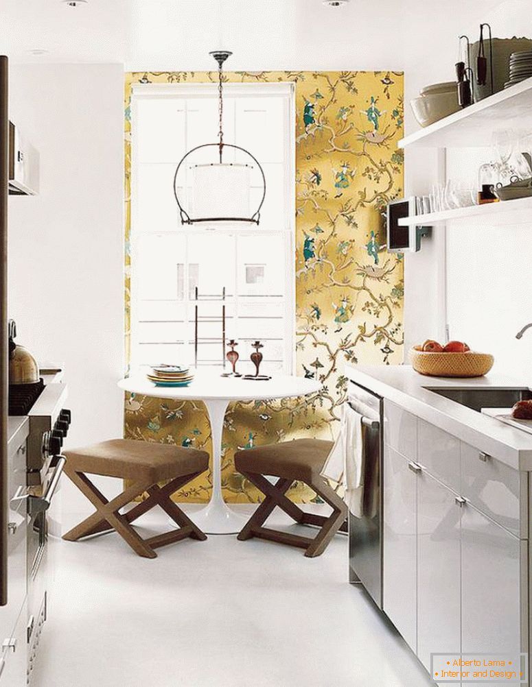 arany tapéta-for-belső-konyha