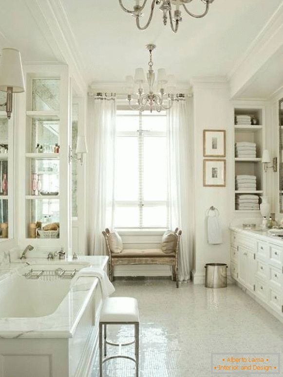 Francia Provence stílusú fürdőszoba fotó
