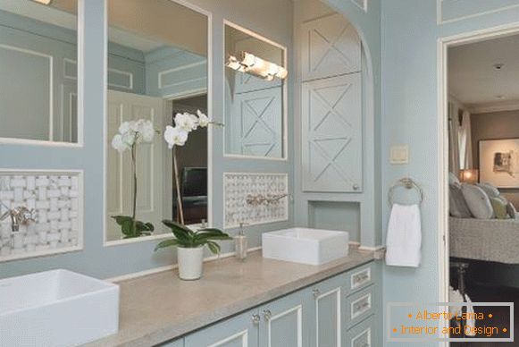 Kék Provence Fürdőszoba bútorok