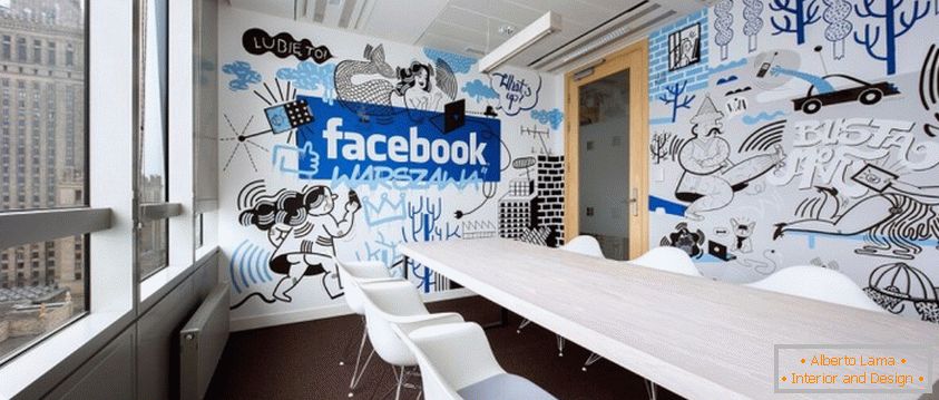 Facebook irodája Lengyelországban a Madama cégtől