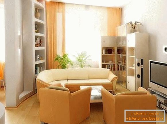 Kis nappali kialakítása - kis bútorok