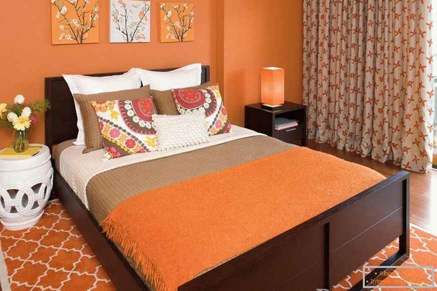Hálószoba narancssárga