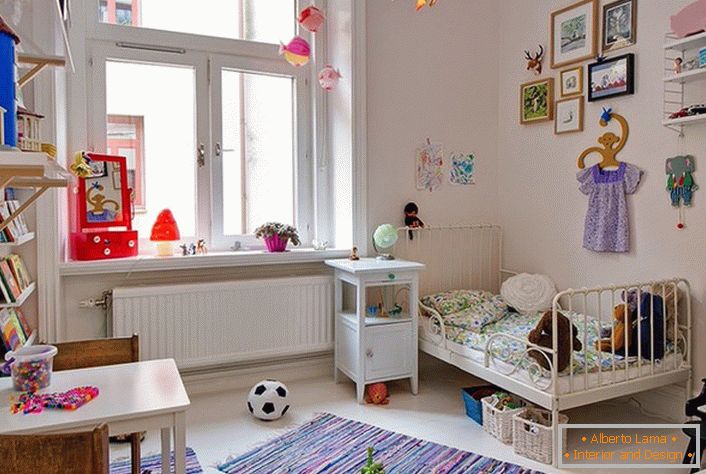 Skandináv stílus a gyermekszobában