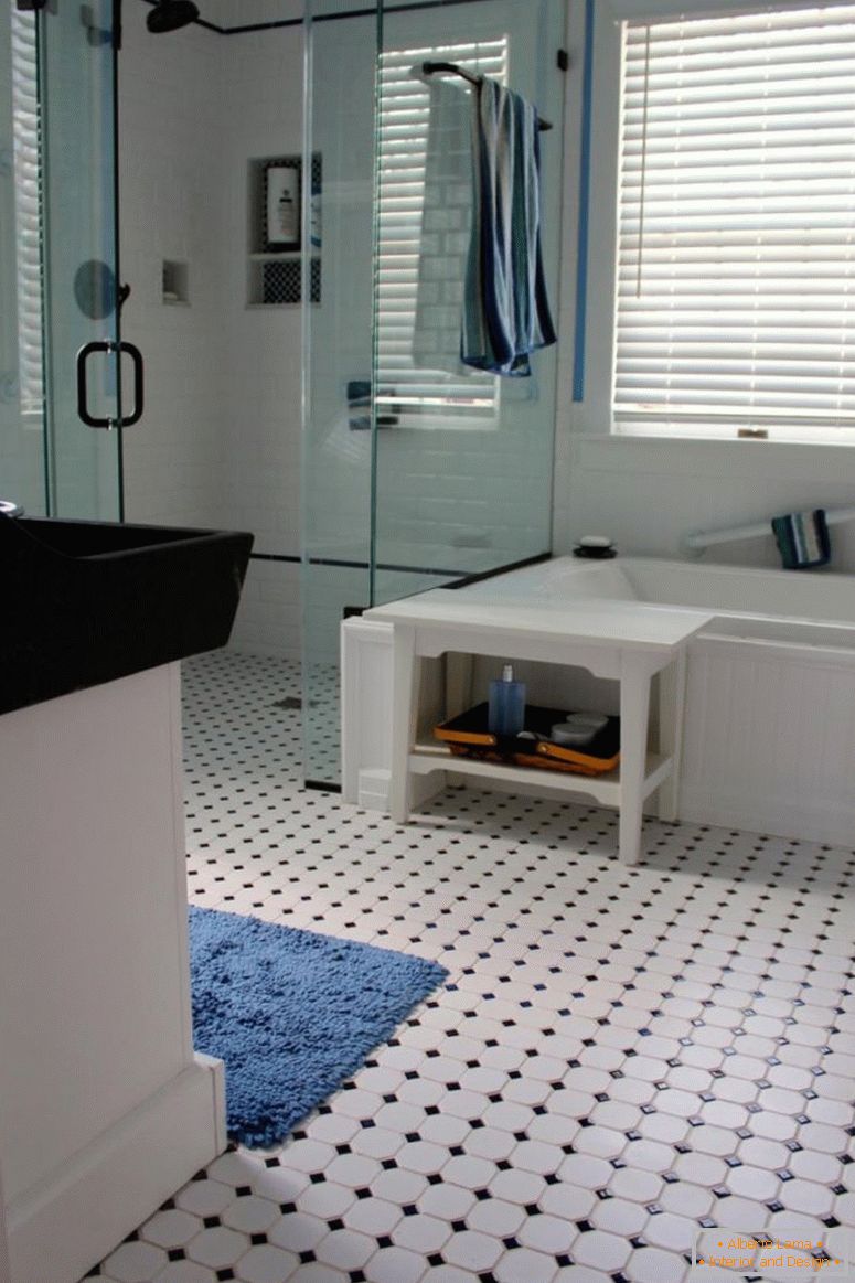 fürdőszoba-fancy-fehér-fürdőszoba-mázolás-design-ötleteket-with-fekete-fehér csempe-fürdőszoba-padló-along-with-négyzet üveg zuhany-fehér csempe-fürdőszoba-fal- aranyos-vintage-fürdőszoba-csempe-minták